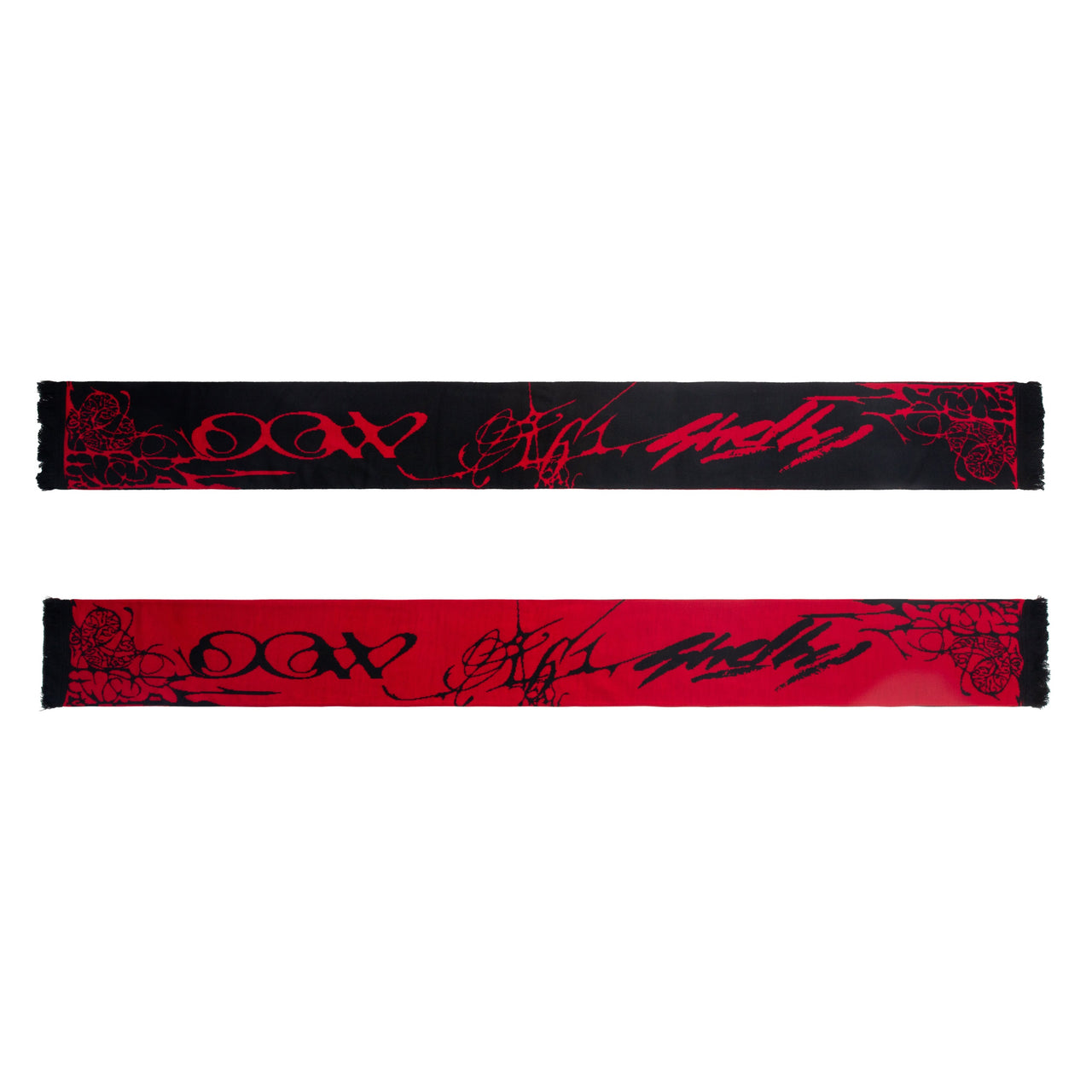 SHELBY SCARF (BLACK/RED)