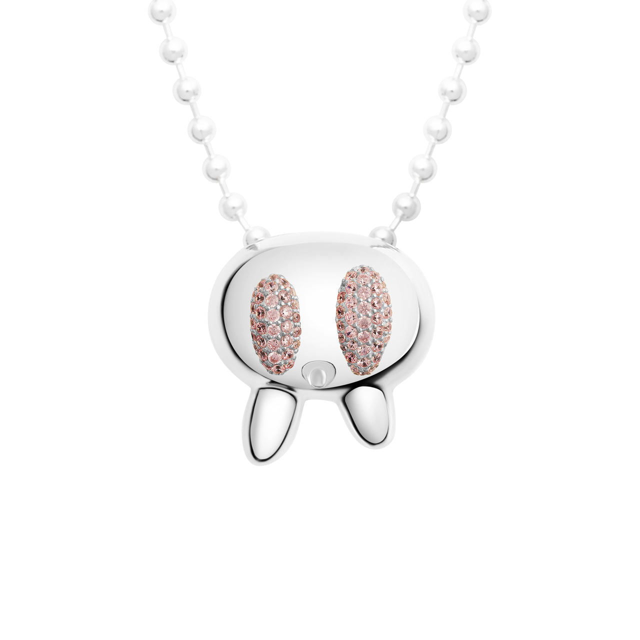 TOT NECKLACE (BIG) PINK GEMS